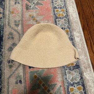Madewell Cream Bucket Hat